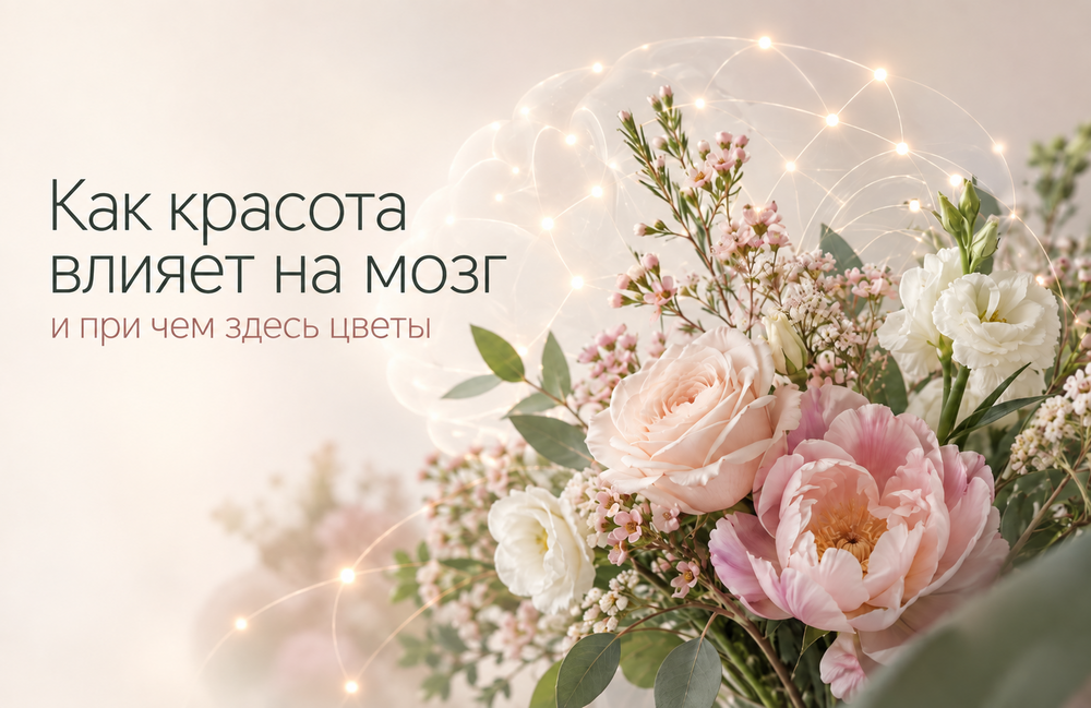 Как красота влияет на мозг и при чем здесь цветы