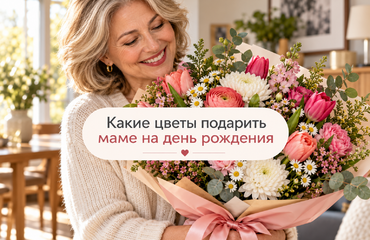 Какие цветы подарить маме на день рождения