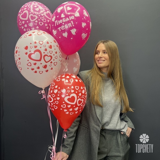 Набор шаров  «Я люблю тебя»