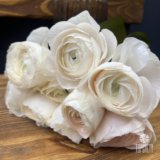 Букет из 9 ранункулюсов 