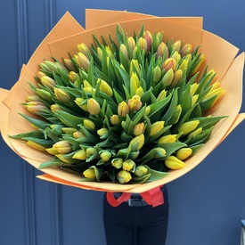 Букет из 101 тюльпана микс