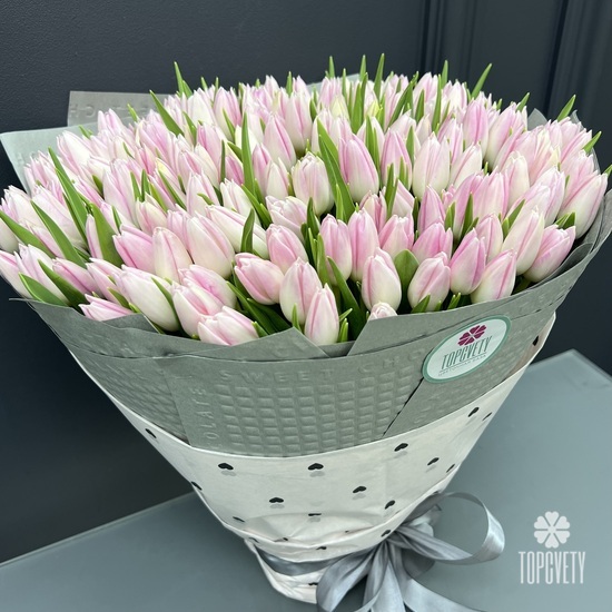 Букет из 251 тюльпана