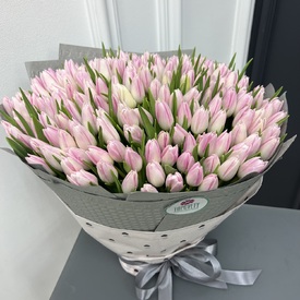 Букет из 251 тюльпана