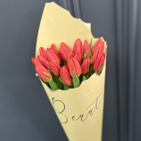 Букет из 25 тюльпанов