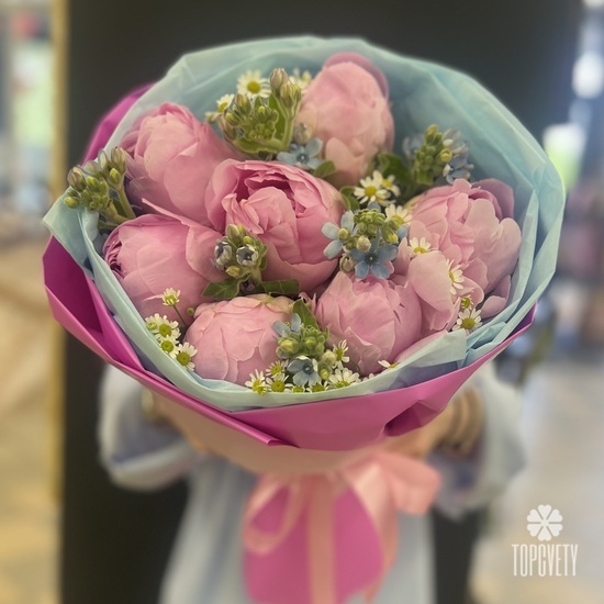 Букет из пионов «Очарование»