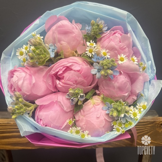 Букет из пионов «Очарование»