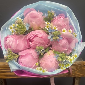 Букет из пионов «Очарование»