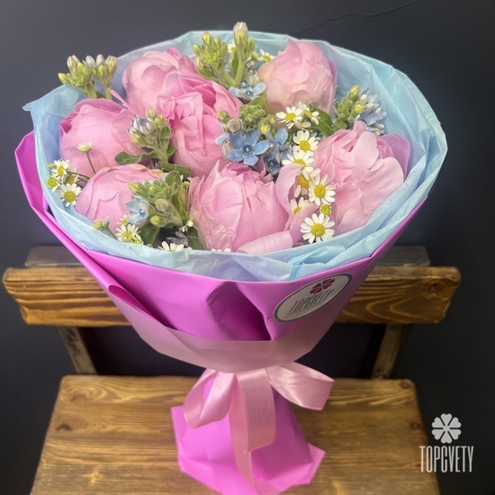 Букет из пионов «Очарование»
