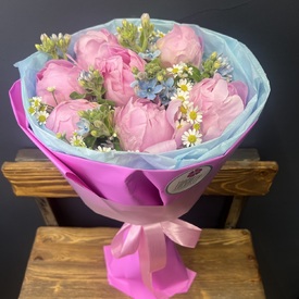 Букет из пионов «Очарование»