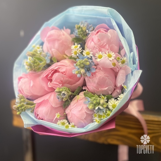 Букет из пионов «Очарование»