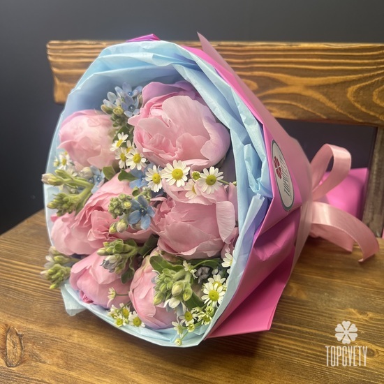 Букет из пионов «Очарование»