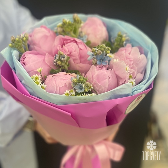 Букет из пионов «Очарование»