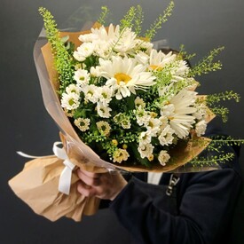 Букет из 5 Садовых Ромашек