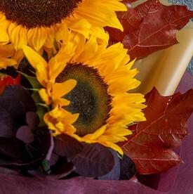 Букет из 3 подсолнухов 