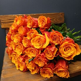 Букет из 35 роз Испания 50см