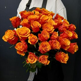 Букет из 35 роз Испания 50см