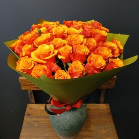 Букет из 35 роз Испания 50см