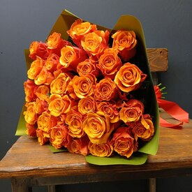Букет из 35 роз Испания 50см