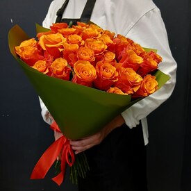 Букет из 35 роз Испания 50см