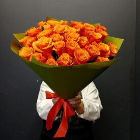 Букет из 35 роз Испания 50см