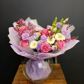 Букет из роз и гербер  Моана