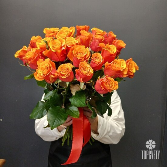 Букет из 15 роз Испания 50см