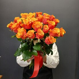 Букет из 15 роз Испания 50см