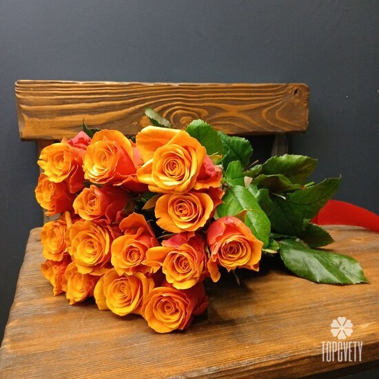 Букет из 15 роз Испания 50см