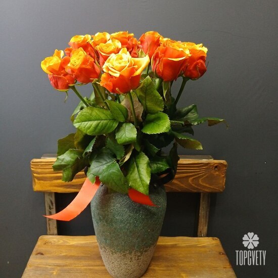 Букет из 15 роз Испания 50см