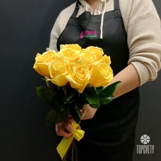 Букет из 9 роз Эквадор 50см