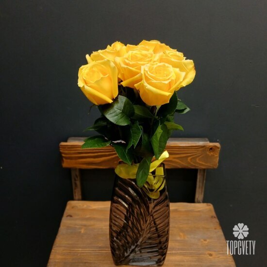 Букет из 9 роз Эквадор 50см