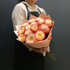 Букет из 15 роз Эквадор 50см