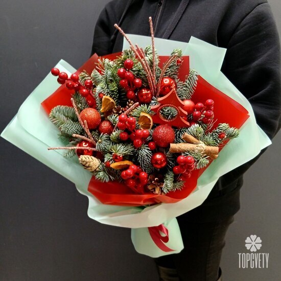 Новогодний букет № 18