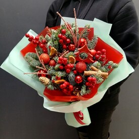 Новогодний букет № 18