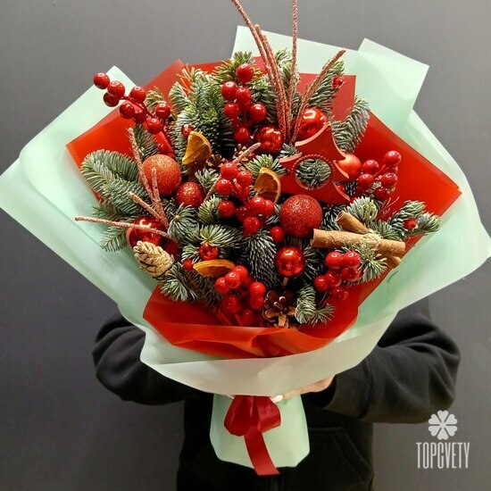 Новогодний букет № 18