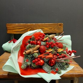 Новогодний букет № 18