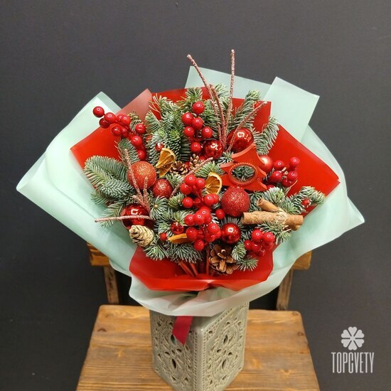 Новогодний букет № 18