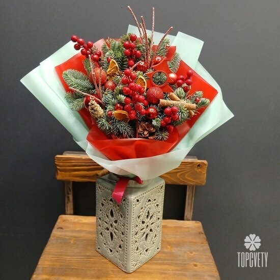 Новогодний букет № 18