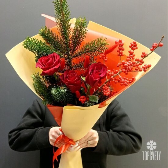 Новогодний букет № 21