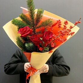 Новогодний букет № 21
