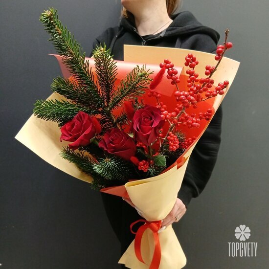 Новогодний букет № 21