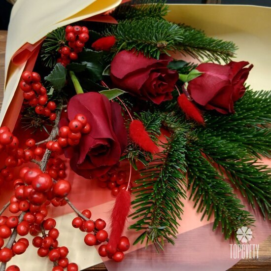 Новогодний букет № 21