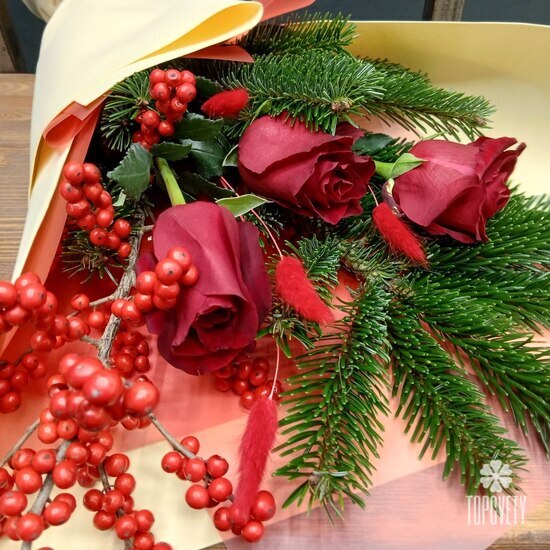 Новогодний букет № 21