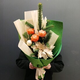 Новогодний букет № 21