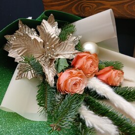 Новогодний букет № 21