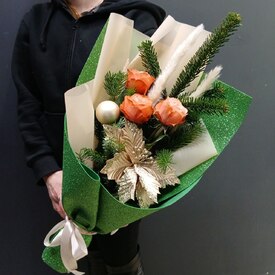 Новогодний букет № 21