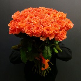 Букет из 35 роз Кения 50см