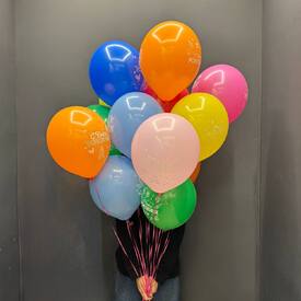 Набор шаров 11 шт С днём рождения!