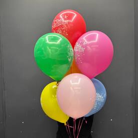 Набор шаров 7 шт С днём рождения!