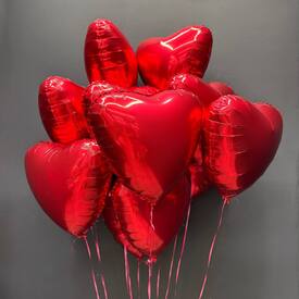 Набор шаров 11 шт Сердце
